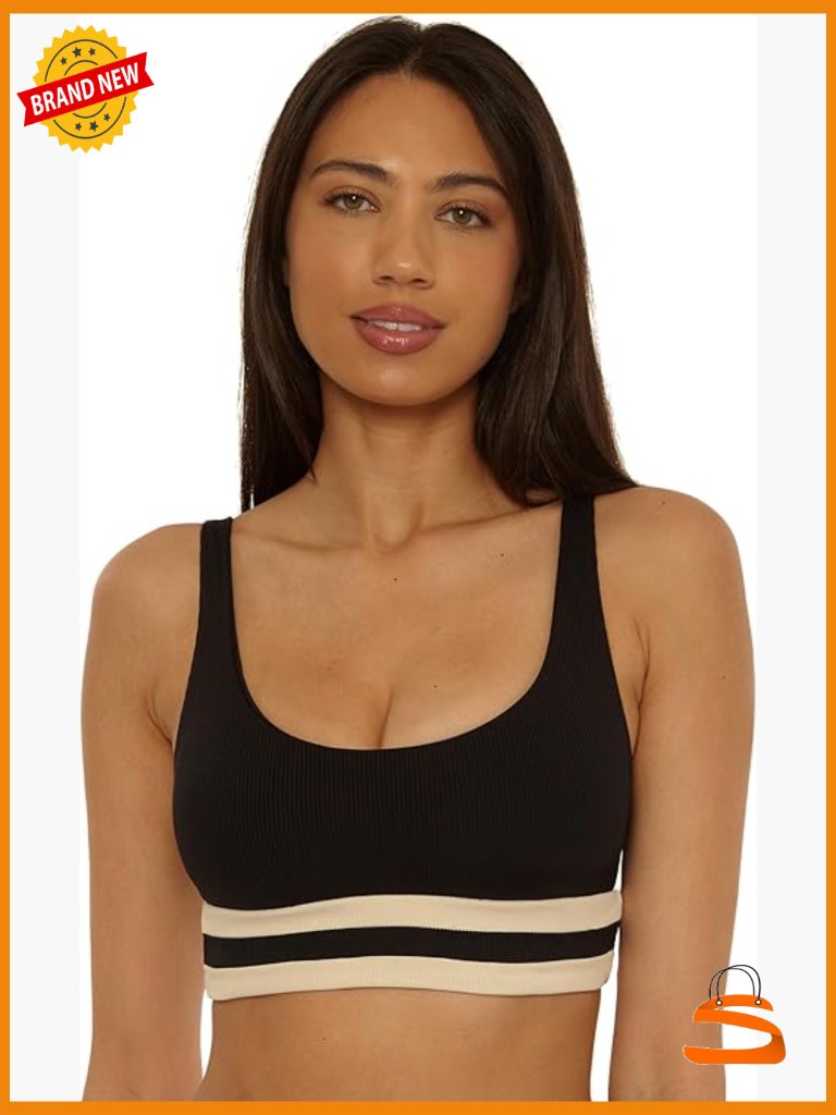 Large Adjustable Sports Bra Bikini Top Nylon Spandex Swimwear